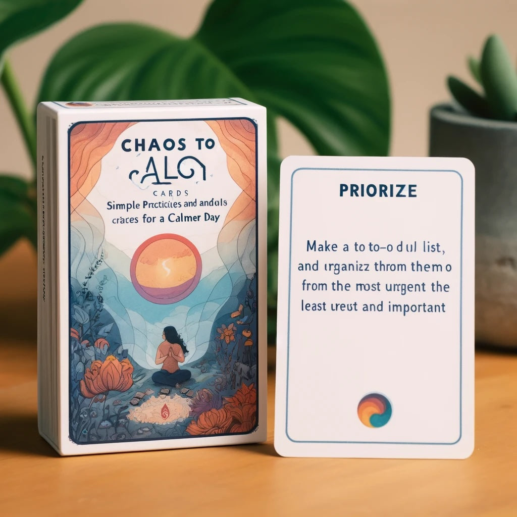 Chaos to Calm Cards: Simple Practices and Affirmations for a Calmer Day